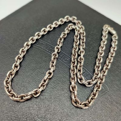 【美品】クロムハーツ ペーパーチェーンネックレス 20インチ シルバー925
