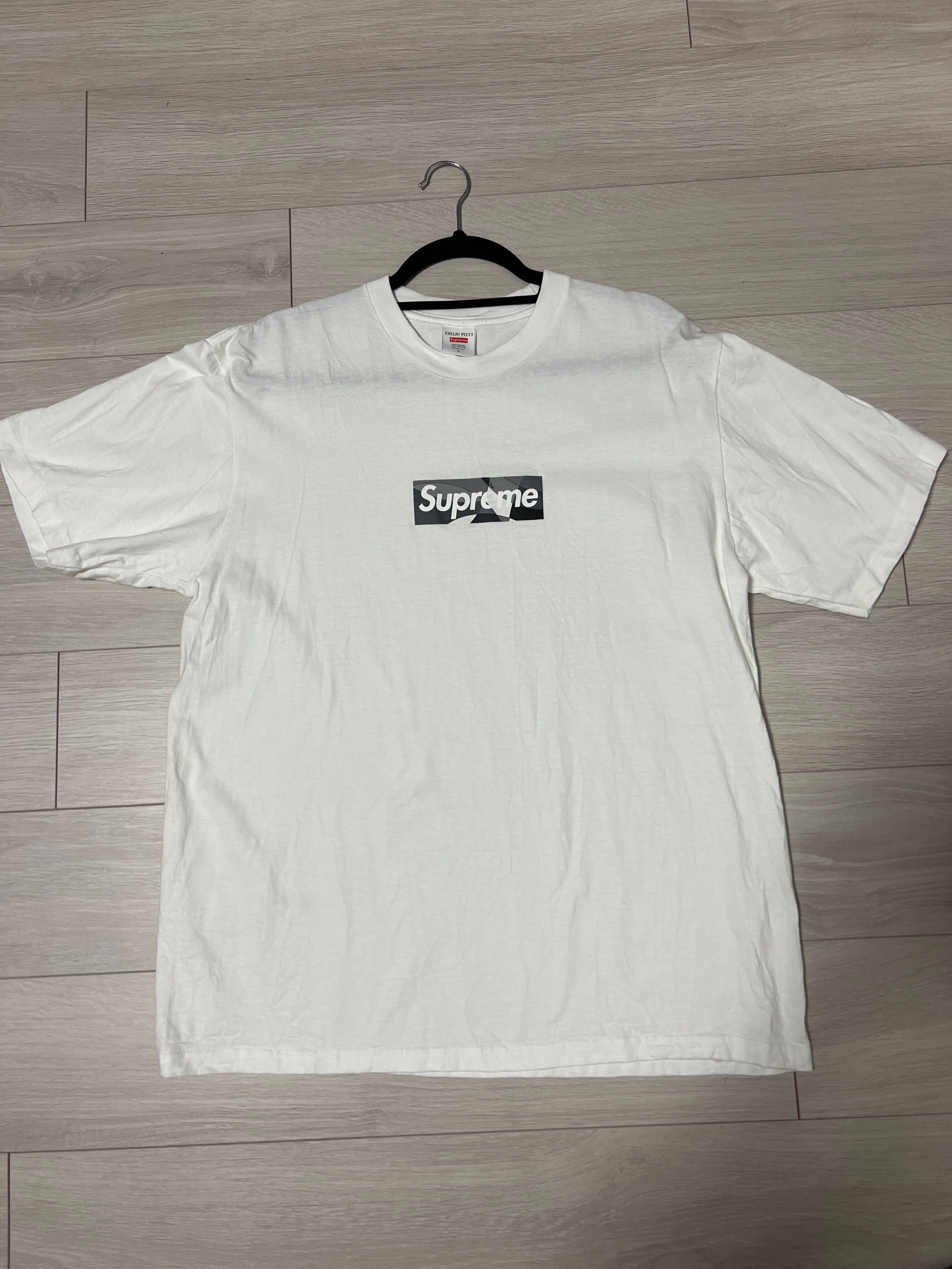 Supreme / Emilio Pucci® Box Logo Tee "White/Black"