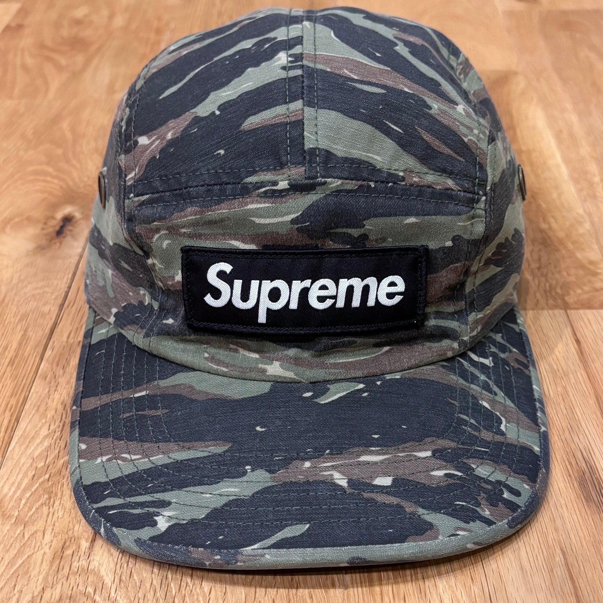 Supreme Military Camp Cap "Olive Tiger Camo" (24SS)