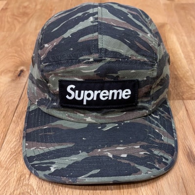 Supreme Military Camp Cap "Olive Tiger Camo" (24SS)