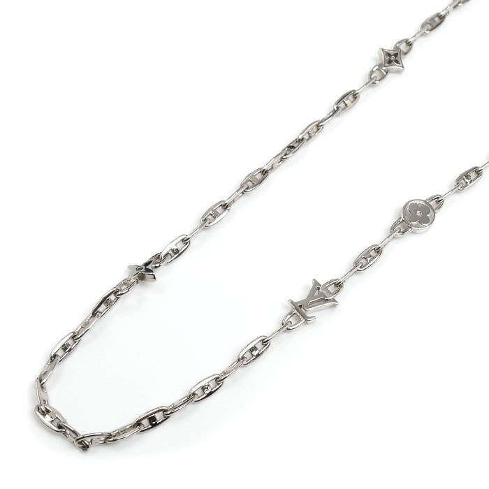 LOUIS VUITTON ルイ・ヴィトン ネックレス LV スピード ネックレス M02225 OB2284 メンズ【中古】