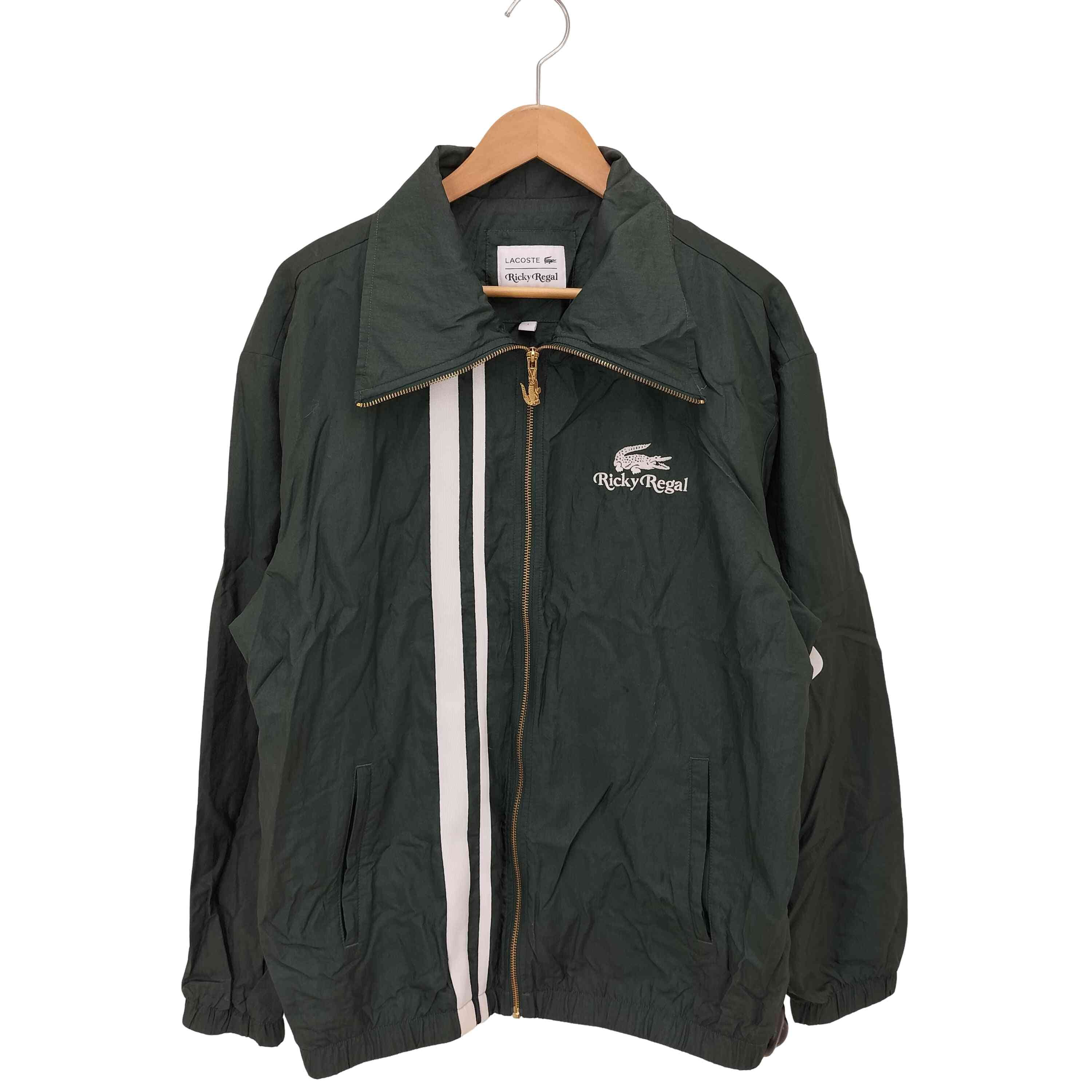 rickey regal contrast Striped Zip Jacket【1141173422844】