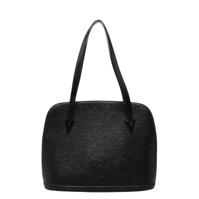 ルイ ヴィトン エピ リュサック トートバッグ ショルダーバッグ M52282 ノワール ブラック レザー レディース LOUIS VUITTON 【中古】