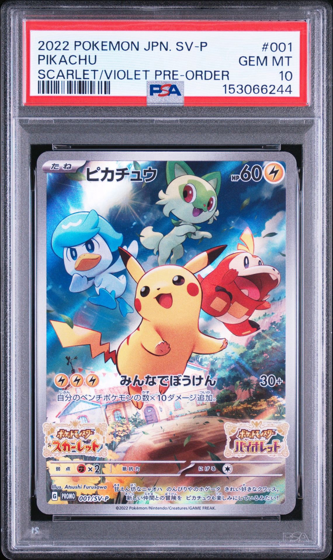 ピカチュウ: プロモ [001/SV-P](プロモーションカード「SV-P」)通販