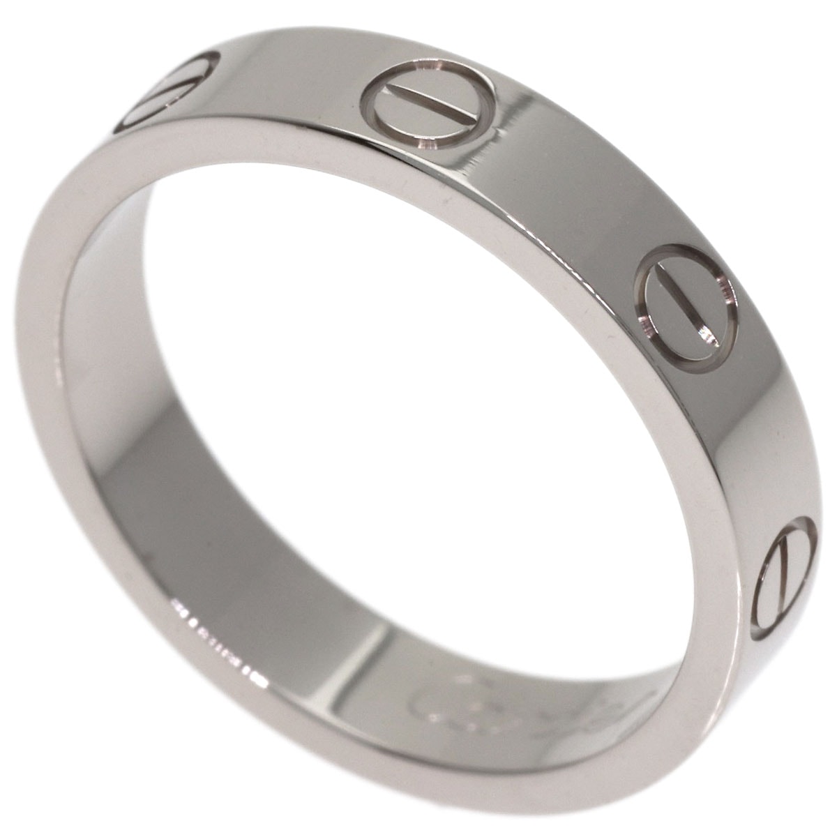 CARTIER カルティエ ミニ ラブリング #49 リング・指輪 K18WG レディース [中古]