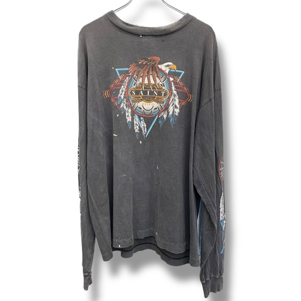 SAINT Mxxxxxx x TEFLON DISCO LS Tee Saint Disco "Black"