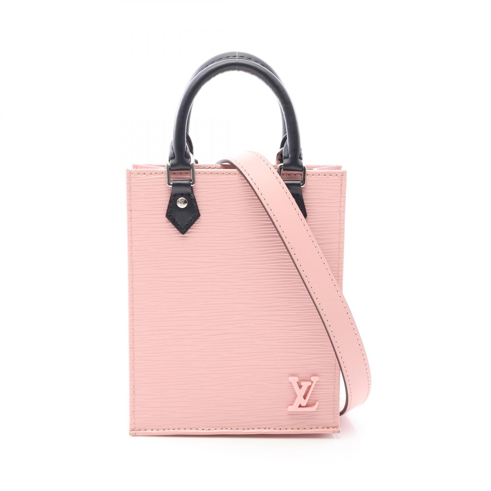 ルイ・ヴィトン LOUIS VUITTON プティット サックプラ エピ ローズバレリーヌ 2WAY ハンドバッグ バッグ レザー エピ ローズバレリーヌ レディース ピンク系 / ブラック系 M69575 【中古】