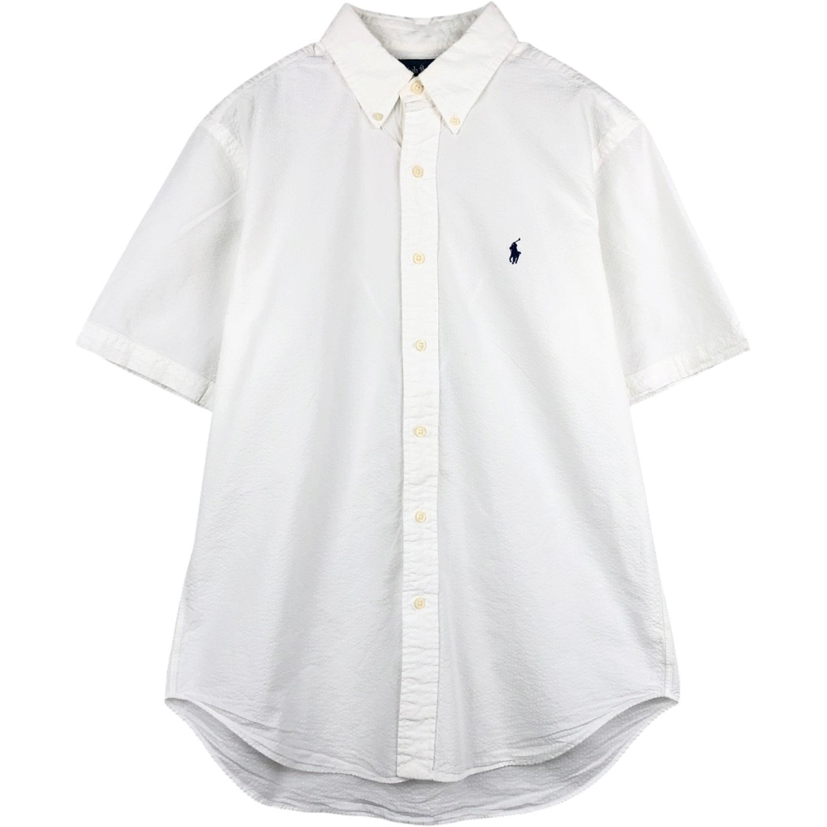 古着 ラルフローレン Ralph Lauren CLASSIC FIT 半袖 ボタンダウンシャツ メンズM相当/eaa674529