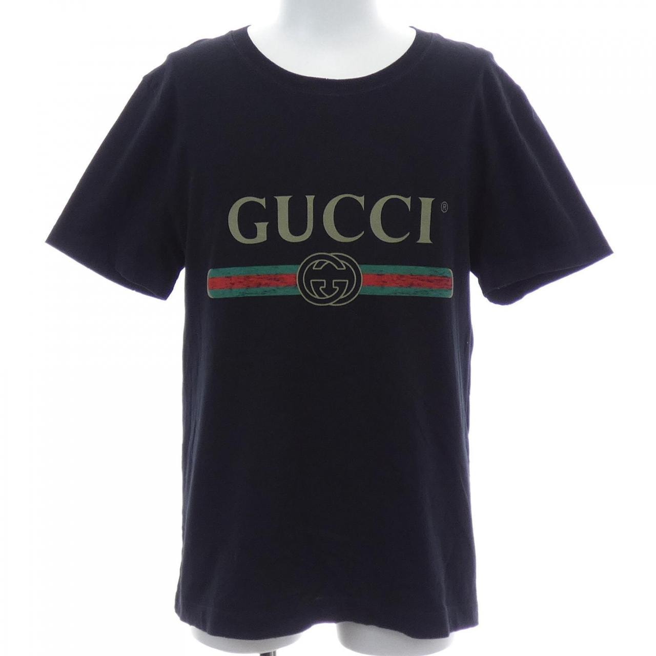 グッチ GUCCI GUCCIロゴウォッシュドオーバーサイズTシャツ 440103-X3F05 Tシャツ