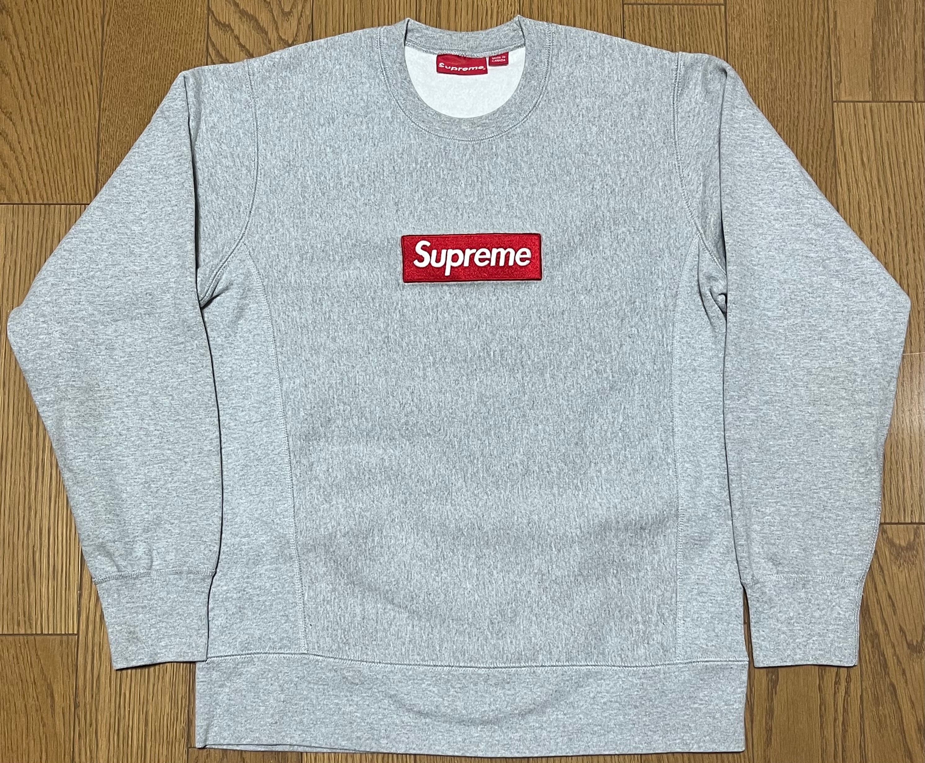 Supreme Box Logo Crewneck "Grey" (15FW)