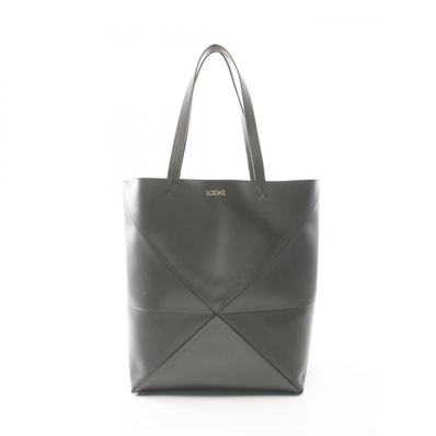 ロエベ LOEWE パズル フォルド トートバッグ バッグ レザー メンズ レディース グレー系 B933Q18X011220 【新品】