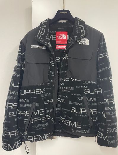Supreme x The North Face Steep Tech Fleece Jacket "Black"