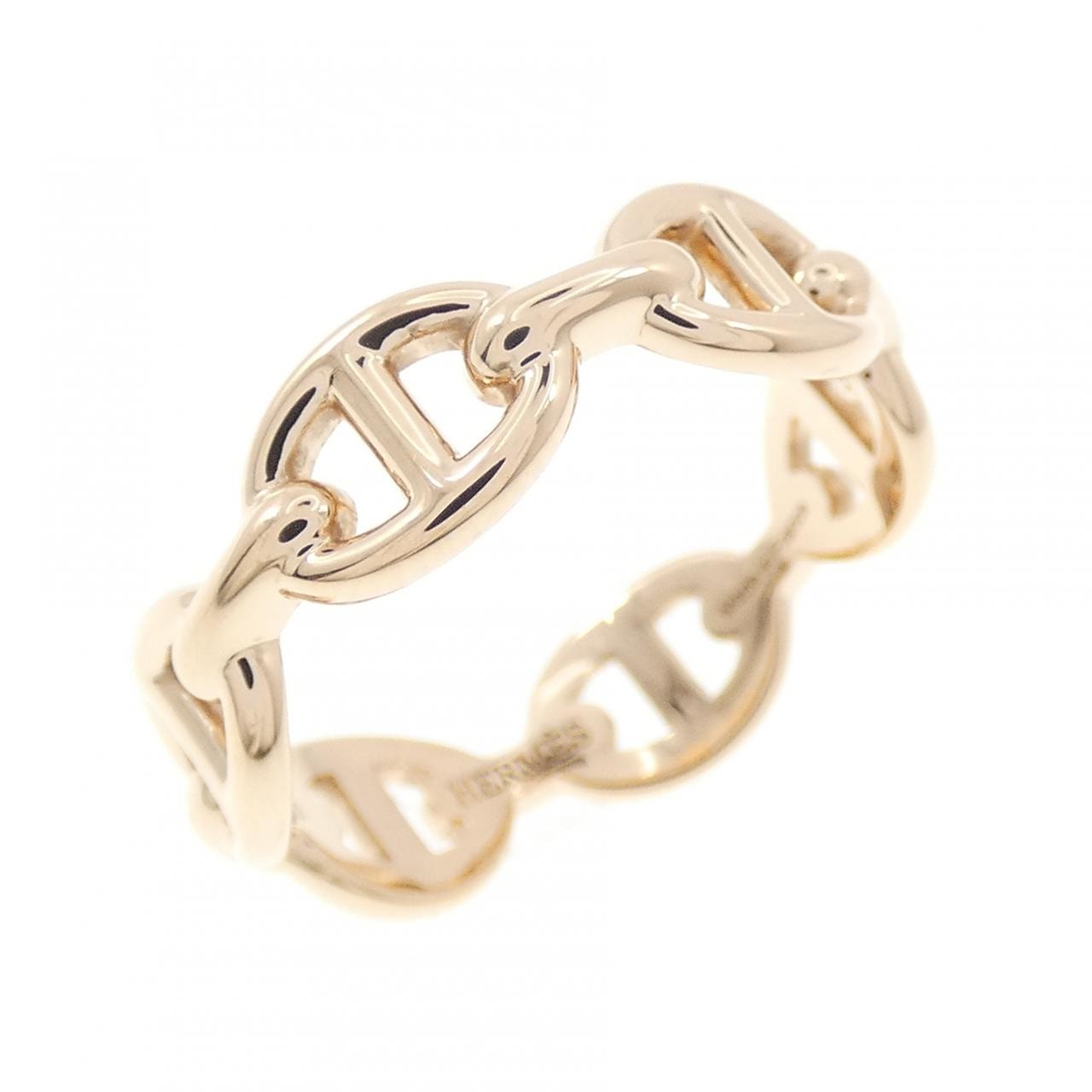 Hermes Chaine D'ancre Enchainee Ring PM "Rose Gold"