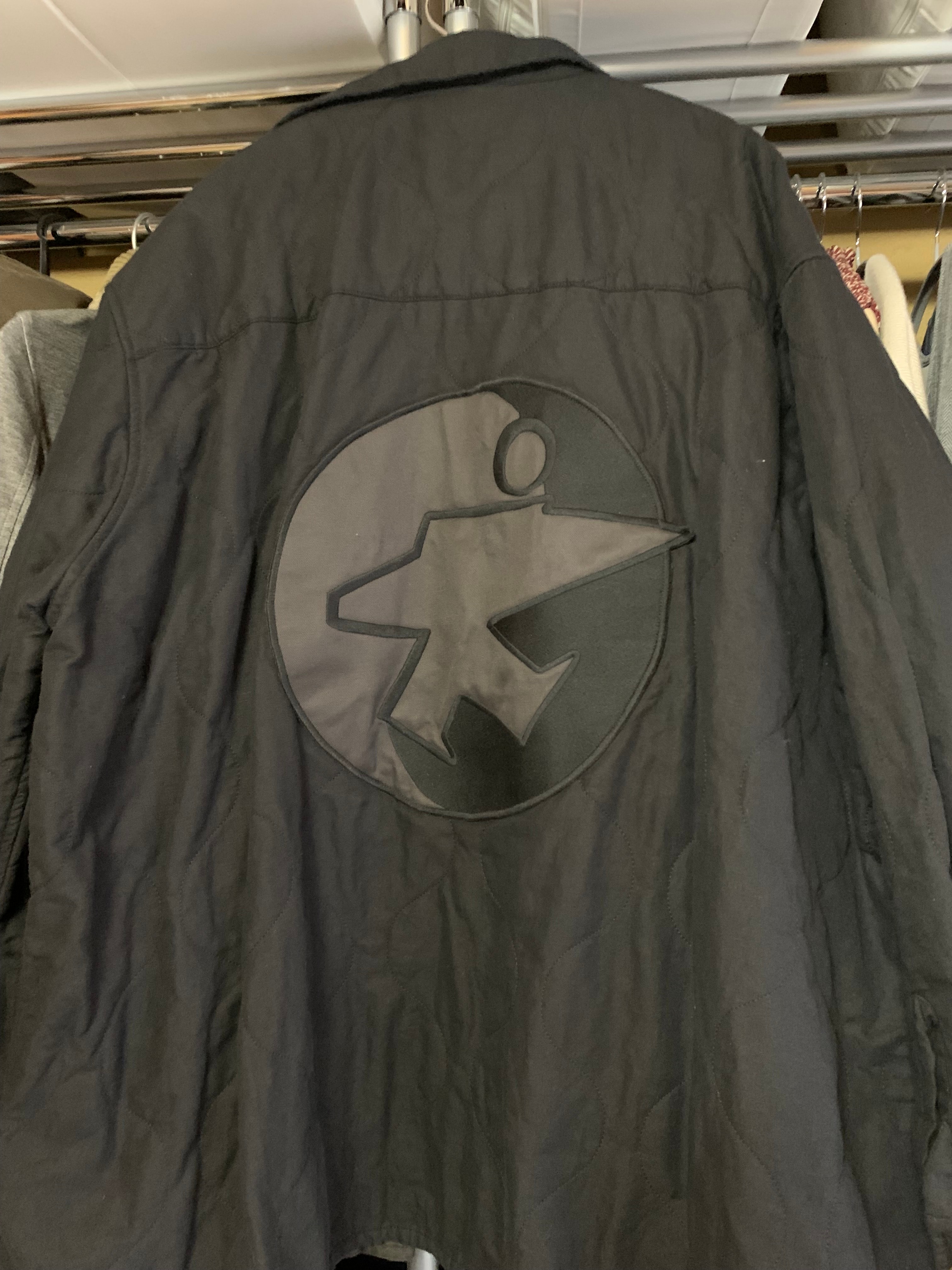 Stussy x Our Legacy Work Shop Borrowed Jacket "Overdyed Black Linen"