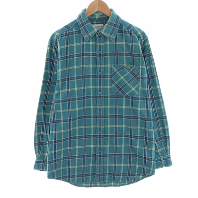 古着 カーハート Carhartt 長袖 ライトネルチェックシャツ メンズM相当/eaa404678