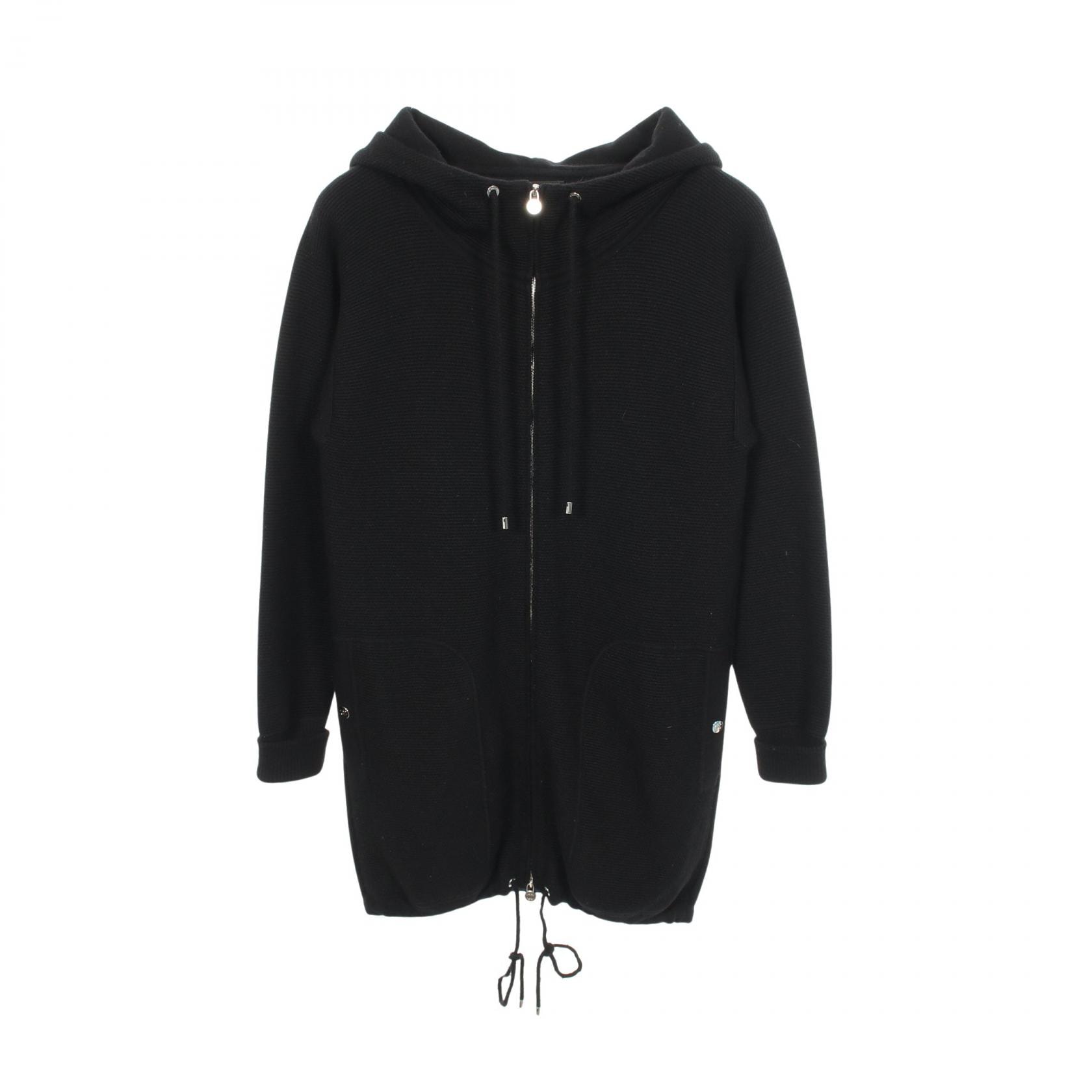 シャネル CHANEL ココマーク ニット パーカー 衣料品 トップス カシミヤ レディース ブラック系 P52106K06768 【中古】
