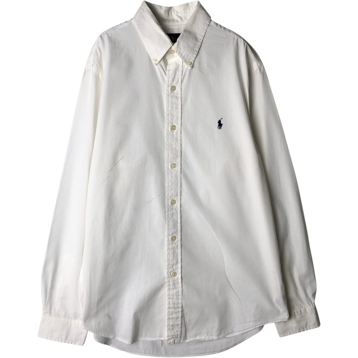 古着 ラルフローレン Ralph Lauren BLAKE 長袖 ボタンダウンシャツ メンズM相当/eaa631250