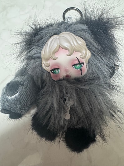 POP MART SKULLPANDA You Found Me! Series Plush Doll Pendant Buddy Doggie (Secret)