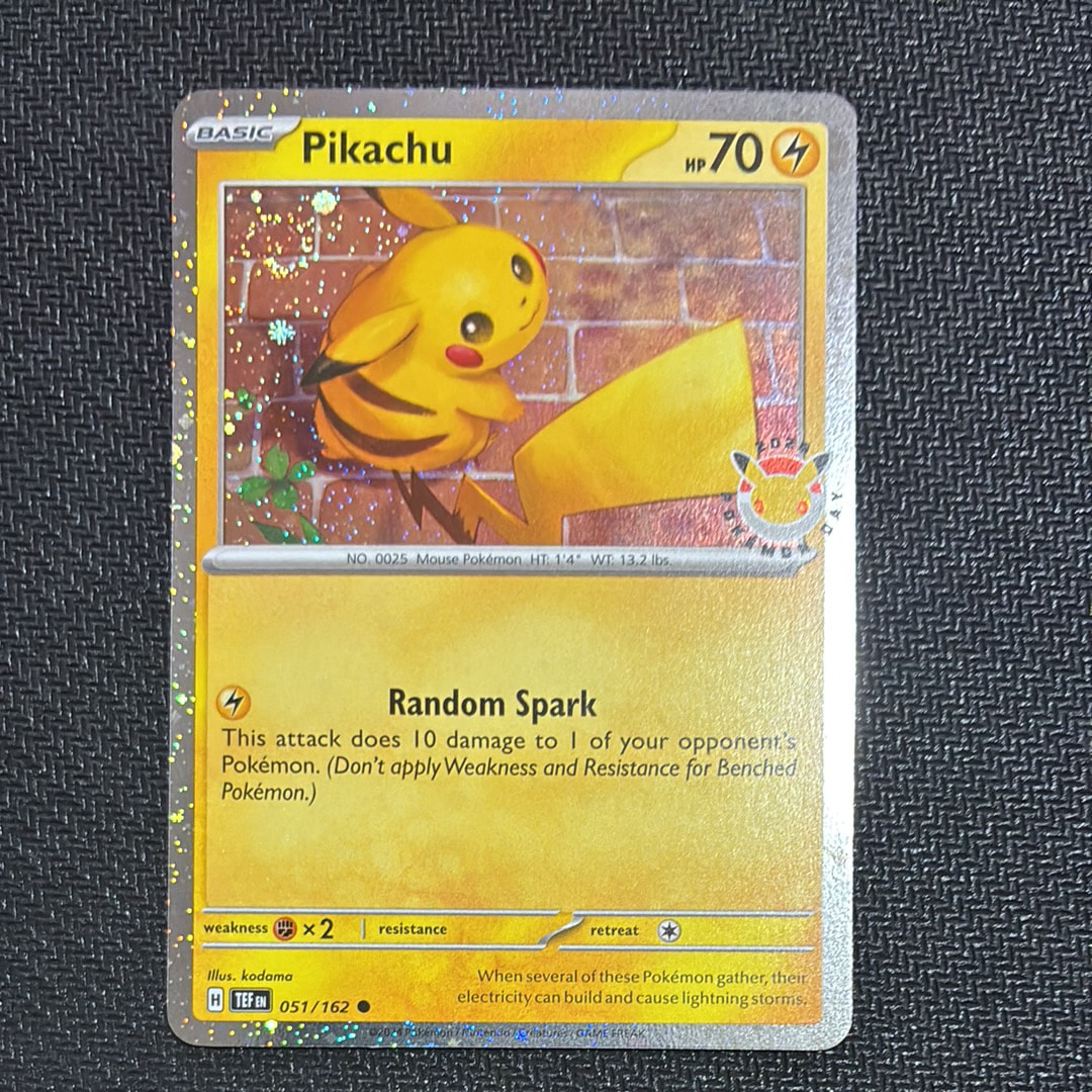 ピカチュウ C [TEF EN 051/162]【英語版】(メガエボリューション「ポケモンデイ 2026 コレクション」)