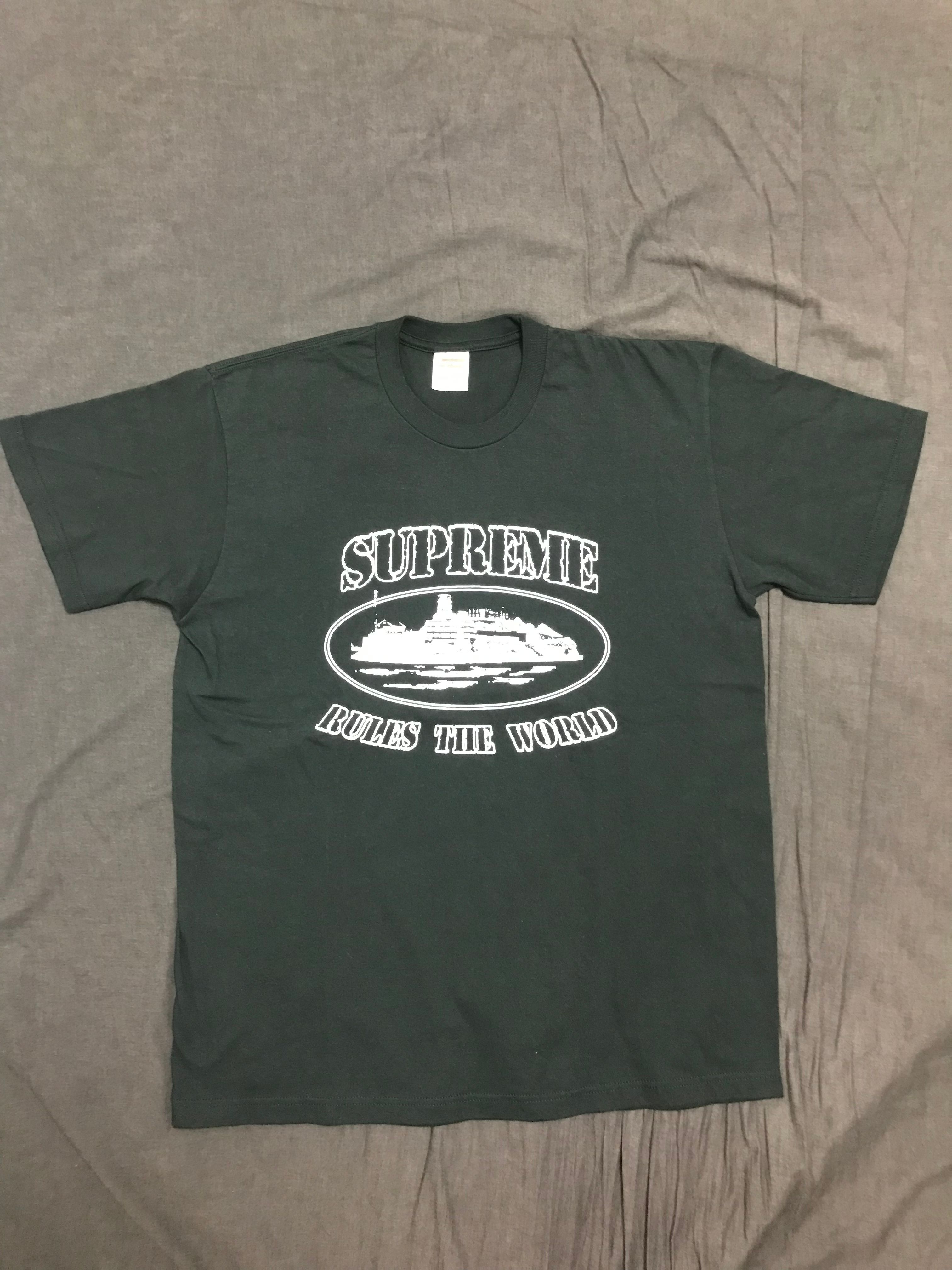 Supreme / Corteiz Rules The World Tee "Black"