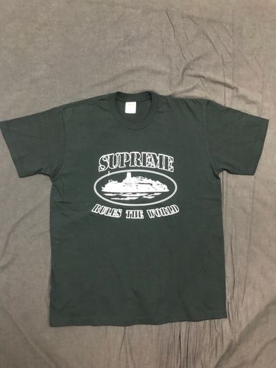 Supreme / Corteiz Rules The World Tee "Black"