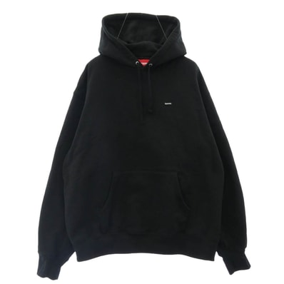 Supreme シュプリーム パーカー 24AW Small Box Hooded Sweatshirt スモール ボックス フーディー スウェットシャツ パーカー ブラック系 L【中古】