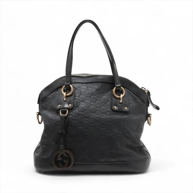 ■美品 グッチ グッチシマ 247279 ハンドバッグ レザー
