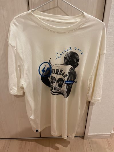 Air Jordan Travis Scott Fragment Tee "White"