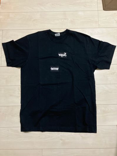 Supreme / Comme des Garçons SHIRT® Split Box Logo Tee "Black"