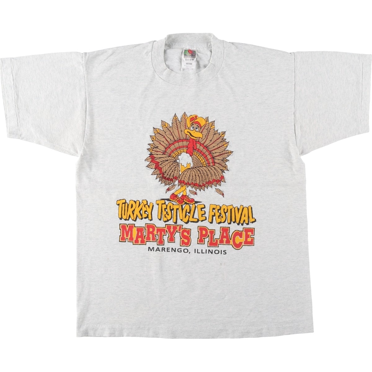 古着 90年代 フルーツオブザルーム FRUIT OF THE LOOM BEST プリントTシャツ メンズL相当/eaa642068