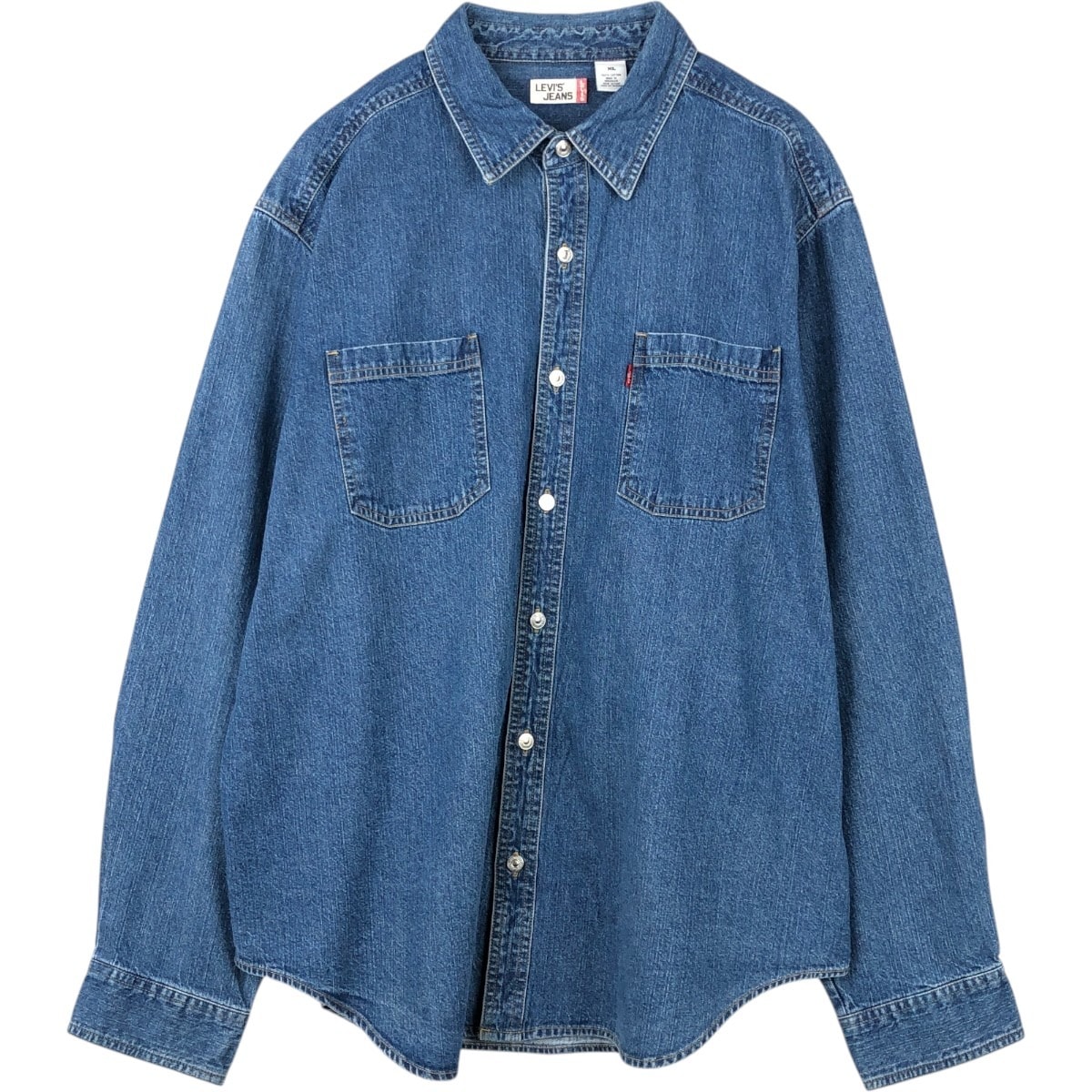 古着 リーバイス Levi's JEANS 長袖 デニムシャツ メンズXL相当/eaa666511