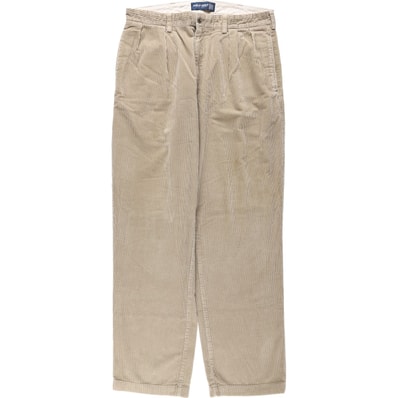 古着 ラルフローレン Ralph Lauren POLO GOLF ポロゴルフ ツータック コーデュロイパンツ メンズw34相当/eaa681965