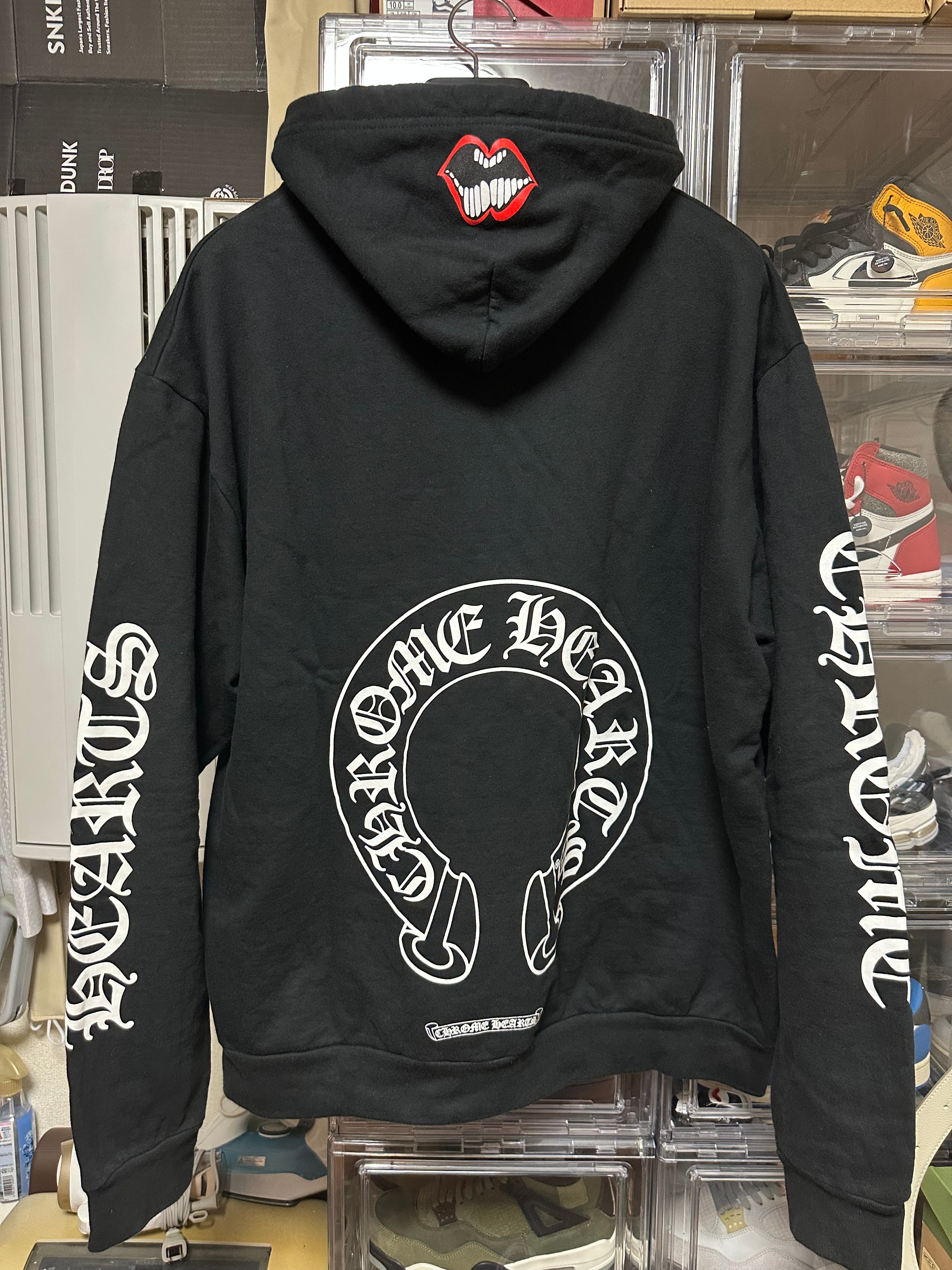 Chrome Hearts Matty Boy Chomper Horseshoe Hoodie "Black"