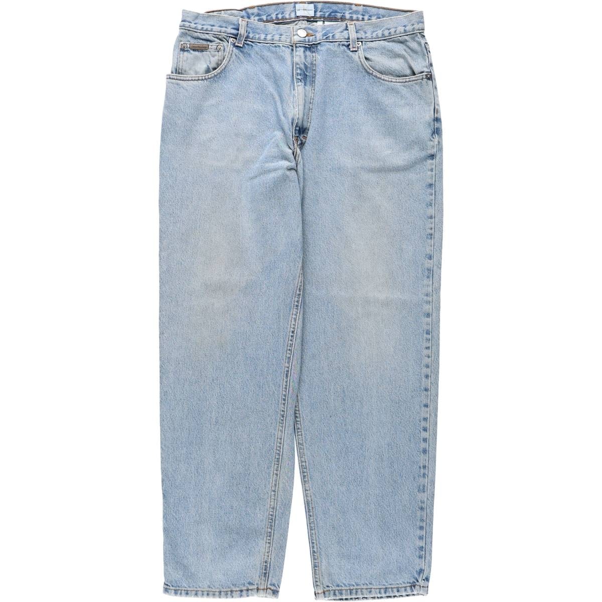 古着 90年代 カルバンクライン Calvin klein JEANS テーパードデニムパンツ USA製 メンズw35相当 ヴィンテージ/eaa673216