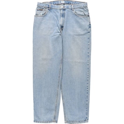 古着 90年代 カルバンクライン Calvin klein JEANS テーパードデニムパンツ USA製 メンズw35相当 ヴィンテージ/eaa673216