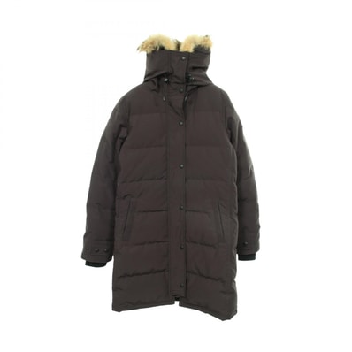 カナダグース CANADA GOOSE SHELBURNE PARKA BLACK LABEL シェルバーン パーカ フード付き ダウンジャケット 衣料品 アウター ポリエステル レディース ブラック系 3802LB 【中古】