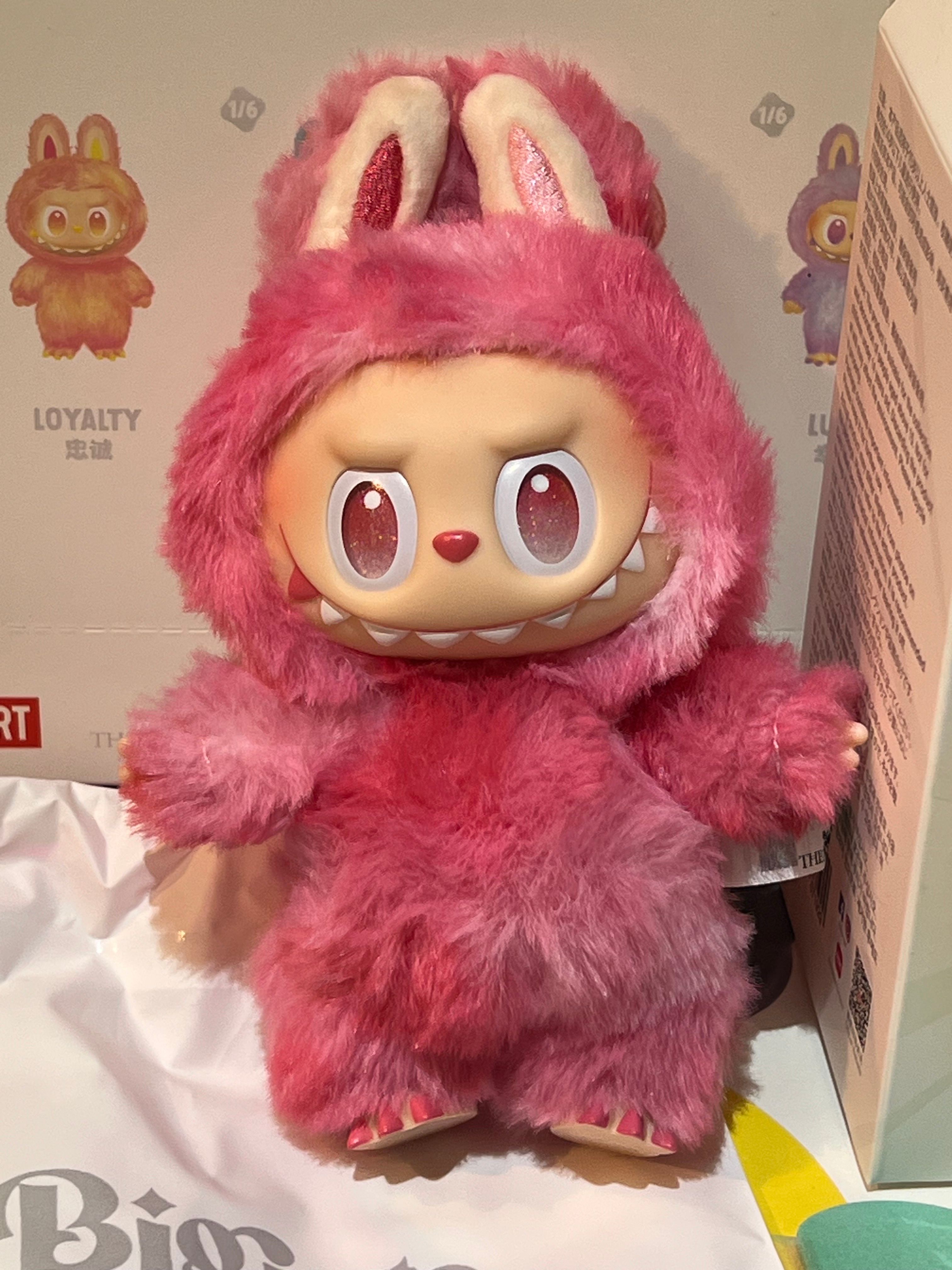 POP MART THE MONSTERS (LABUBU) Big into Energy Series Plush Pendant LOVE