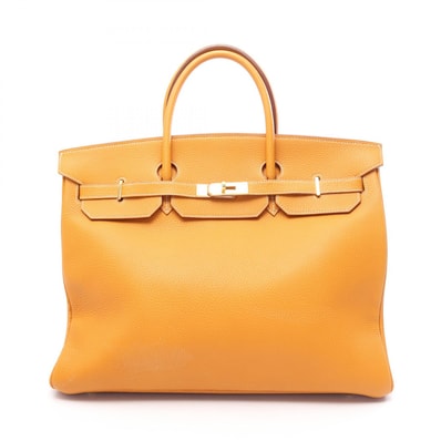 エルメス HERMES バーキン40 ハンドバッグ バッグ トゴ トゴ □D刻印(2000年製造) レディース イエロー系 【中古】