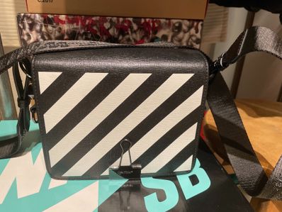 OFF-WHITE Binder Clip Bag Diag Mini "Black"