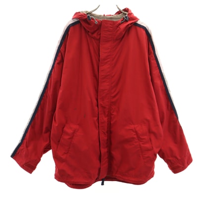 GAP ギャップ 90s オールド 紺タグ ナイロンジャケット L レッド 裏メッシュ