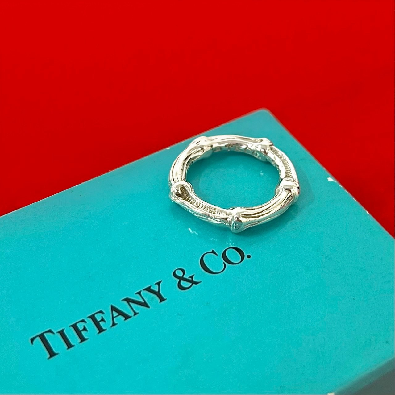 TIFFANY&Co. ティファニー バンブー シルバー925 リング・指輪 5号 シルバー
 29736