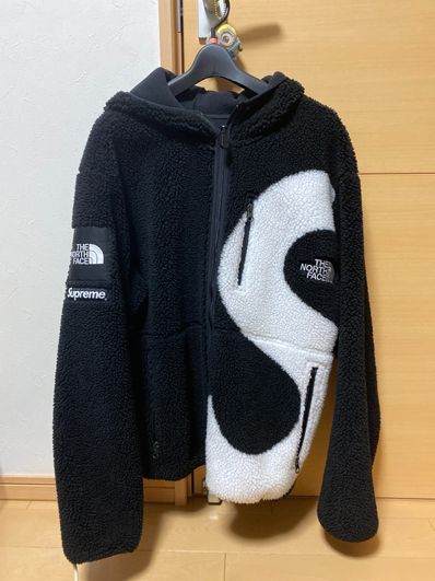 Supreme x The North Face S Logo Hooded Fleece Jacket "Black"