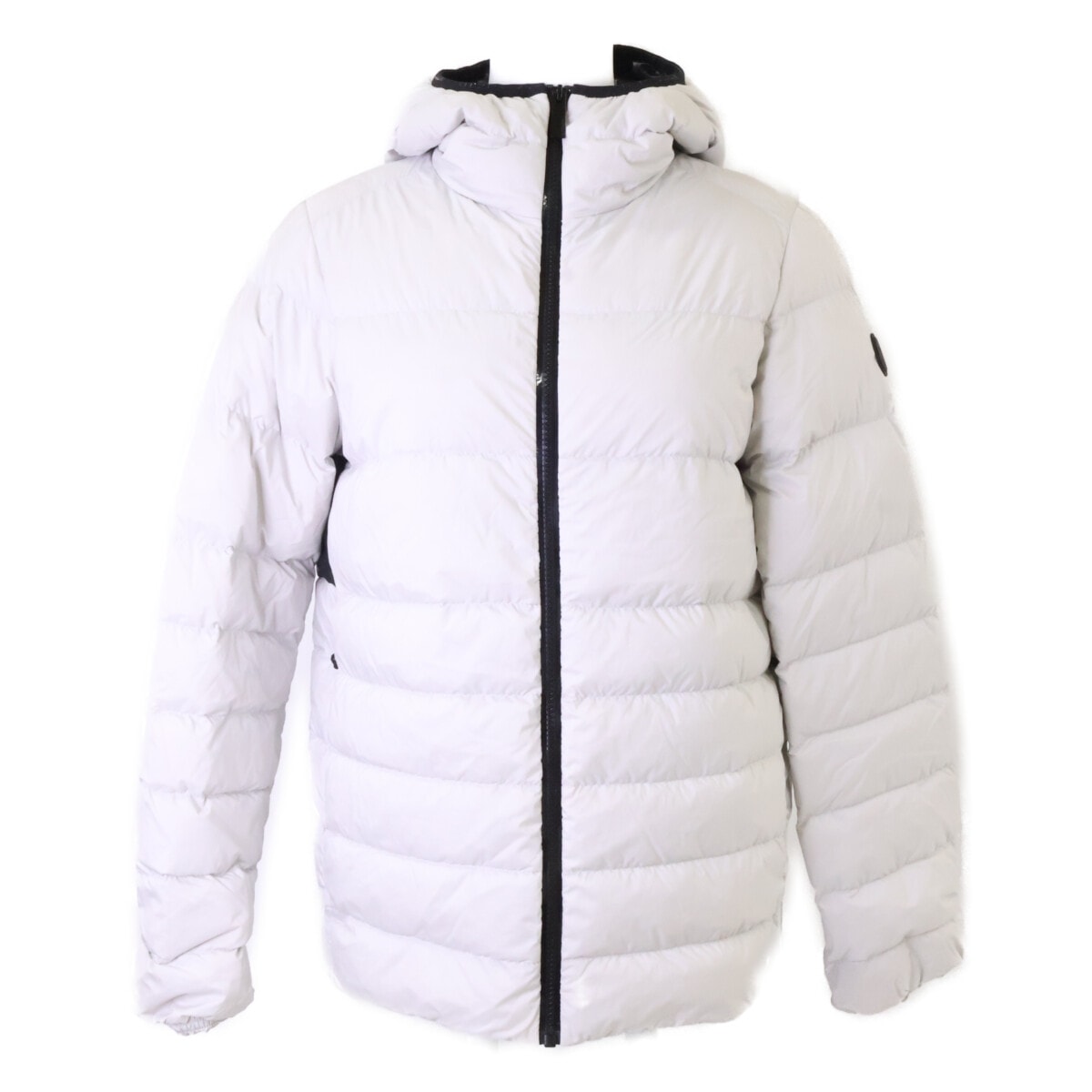 モンクレール 22AW PLUVIS/プリュヴィ ナイロン バックロゴ フーデッドライトダウンジャケット 00