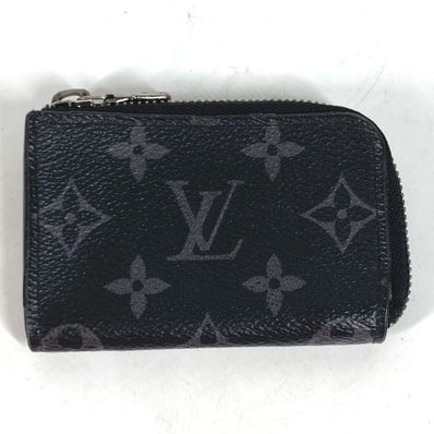 ルイヴィトン LOUIS VUITTON ポルトモネ ジュール M63536 モノグラムエクリプス 財布 小銭入れ L字ファスナー コインケース モノグラムエクリプスキャンバス ブラック