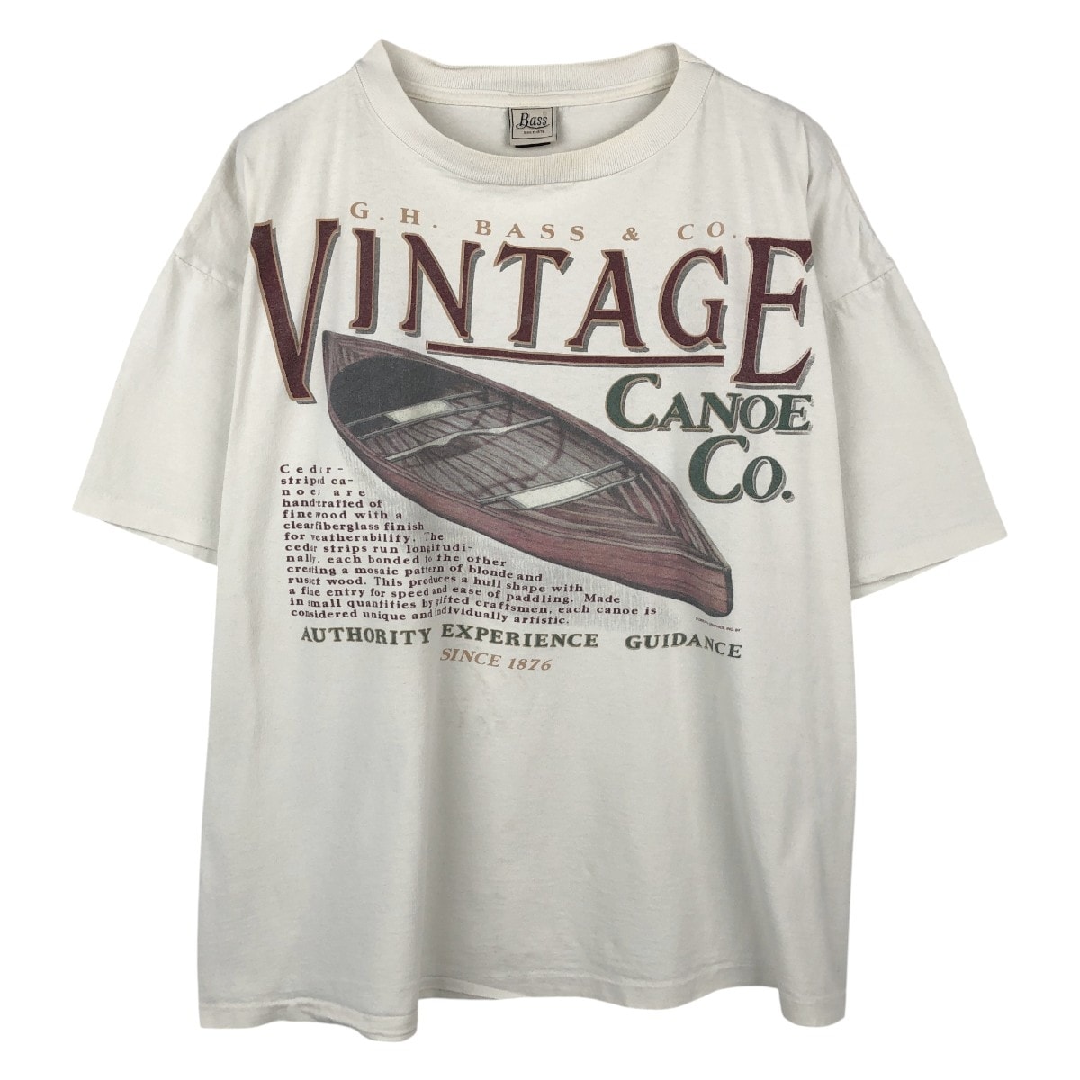 古着 90年代 ジーエイチバス G.H.Bass 半袖 プリントTシャツ USA製 メンズXL相当 半袖 ヴィンテージ/eaa667328
