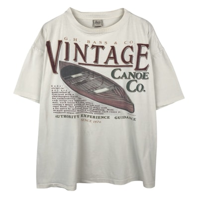 古着 90年代 ジーエイチバス G.H.Bass 半袖 プリントTシャツ USA製 メンズXL相当 半袖 ヴィンテージ/eaa667328