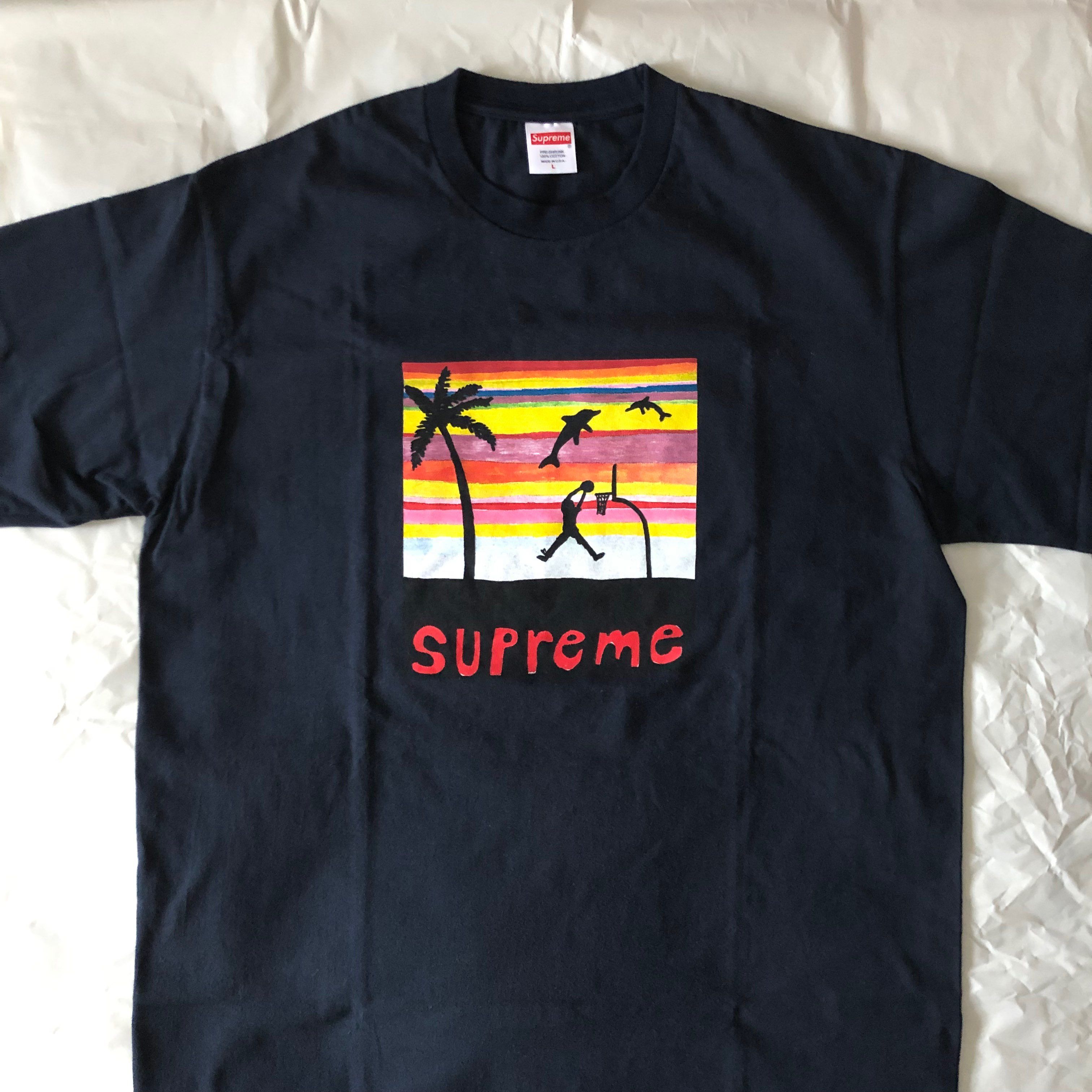 Supreme Dunk Tee "Navy"