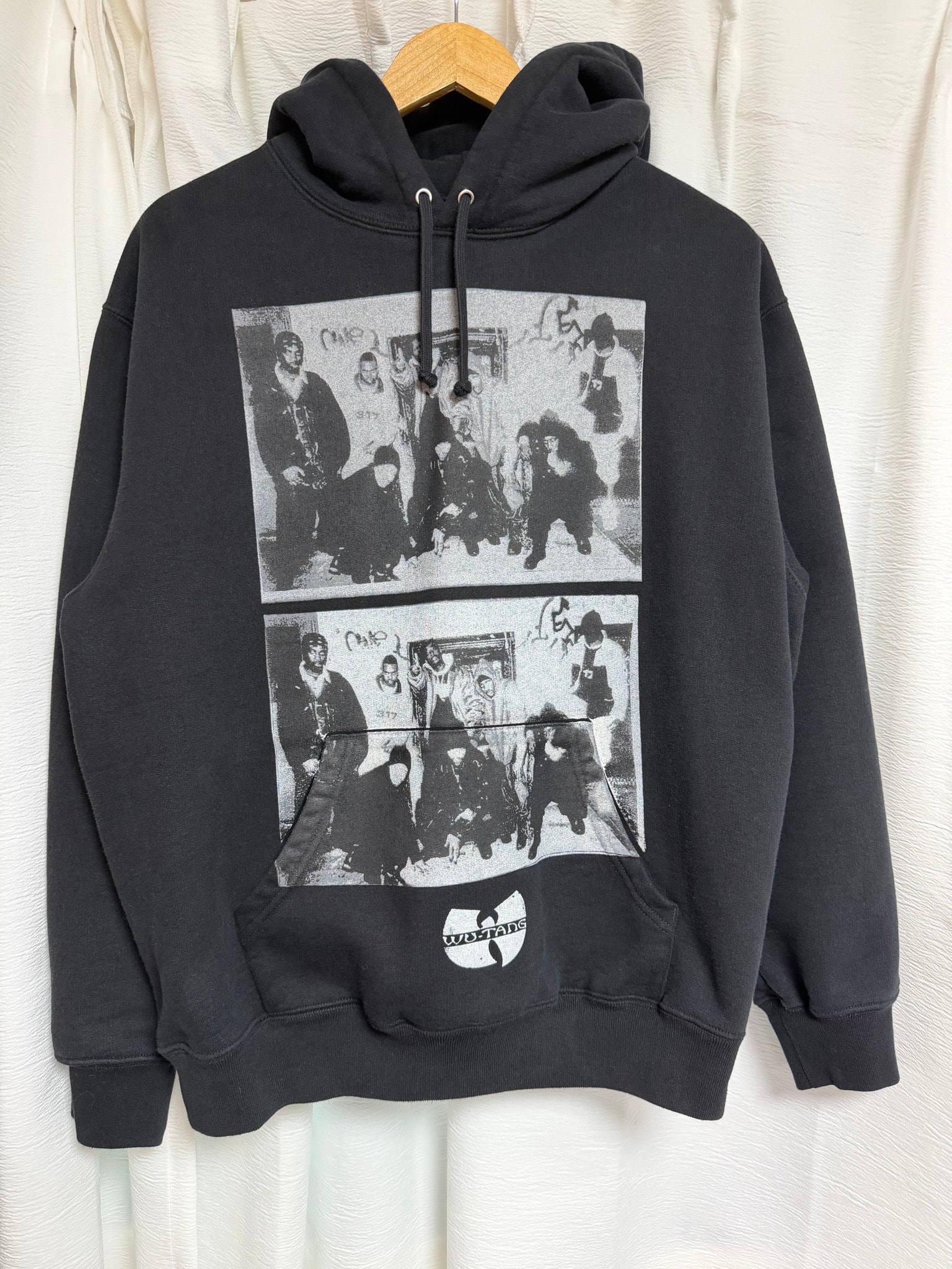 Supreme x Wu-Tang Clan Hooded Sweatshirt "Black"