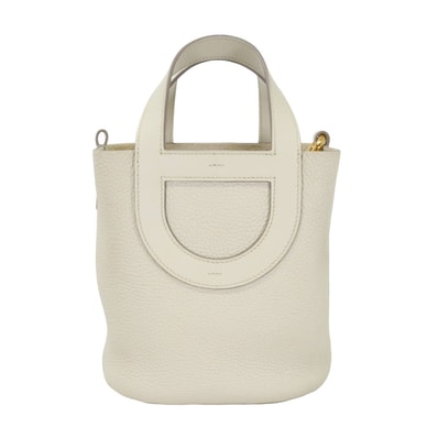 HERMES エルメス ハンドバッグ インザループ18 ベトン トリヨンクレマンス ゴールド金具 B刻印 新品同様【中古】