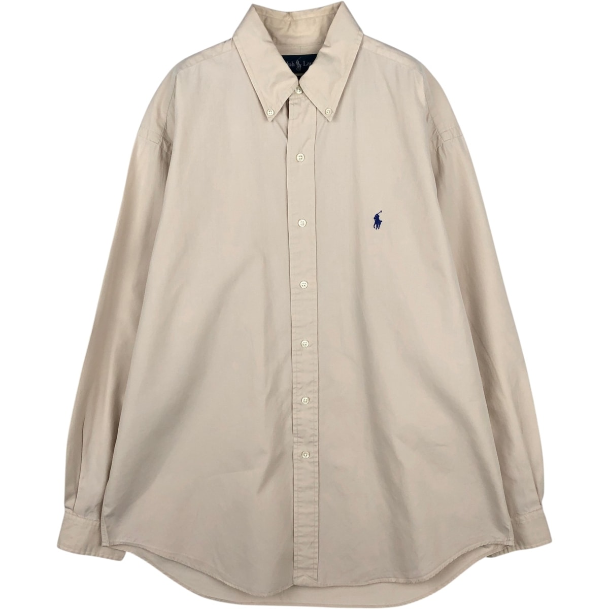 古着 ラルフローレン Ralph Lauren BLAKE 長袖 ボタンダウンシャツ メンズL相当/eaa628872